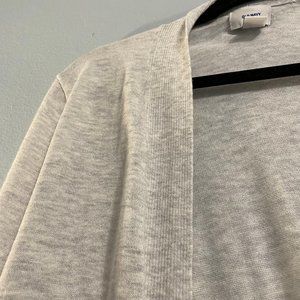 Lightweight Open Front Short Cardigan